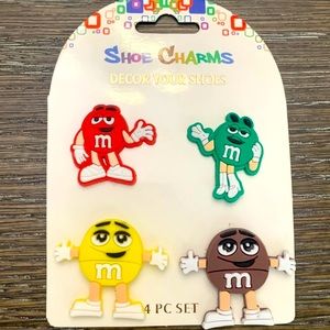 M&M Shoe Croc Charms 4pc Set!